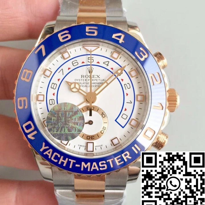 White Yacht Dial JF Rose 116681 Master Factory Rolex II Gold 1230